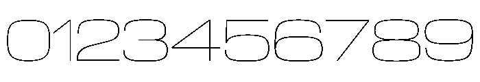 EKModenaExpanded Hairline Font OTHER CHARS