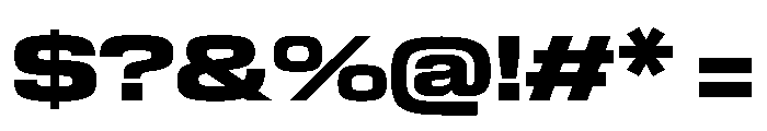 EKModenaExpanded Heavy Font OTHER CHARS