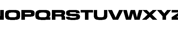 EKModenaExpanded Heavy Font UPPERCASE