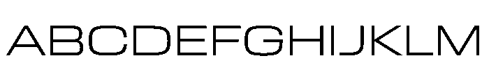 EKModenaExpanded Light Font UPPERCASE