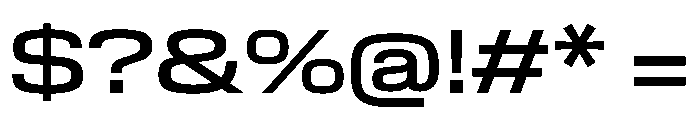 EKModenaExpanded Medium Font OTHER CHARS