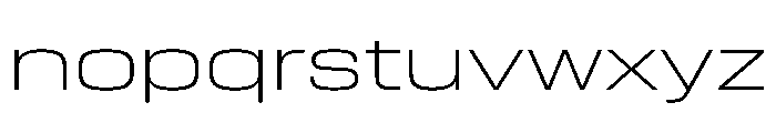 EKModenaExpanded Thin Font LOWERCASE