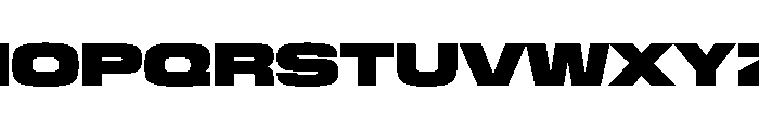 EKModenaExpanded Ultra Font UPPERCASE