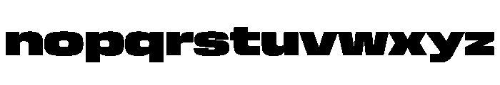 EKModenaExpanded Ultra Font LOWERCASE
