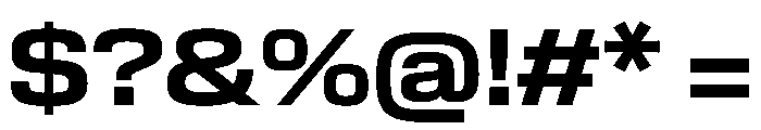 EKModenaExtended Bold Font OTHER CHARS