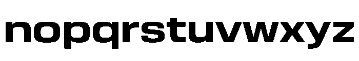 EKModenaExtended Bold Font LOWERCASE