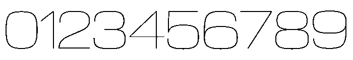 EKModenaExtended Hairline Font OTHER CHARS