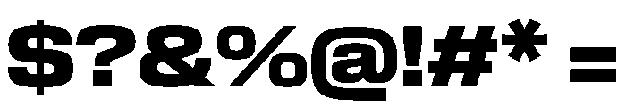 EKModenaExtended Heavy Font OTHER CHARS