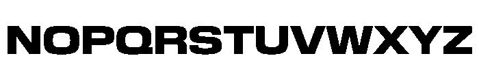 EKModenaExtended Heavy Font UPPERCASE