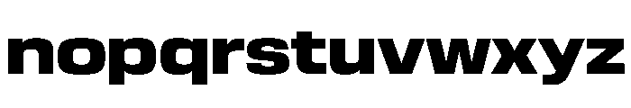 EKModenaExtended Heavy Font LOWERCASE