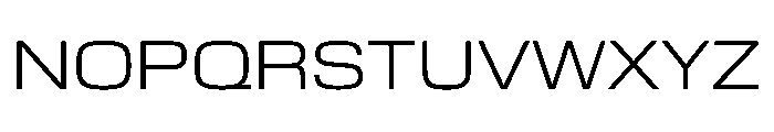 EKModenaExtended Light Font UPPERCASE