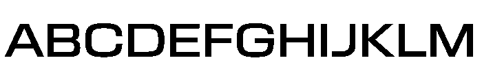 EKModenaExtended Medium Font UPPERCASE