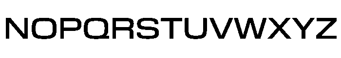 EKModenaExtended Medium Font UPPERCASE