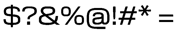 EKModenaExtended Regular Font OTHER CHARS