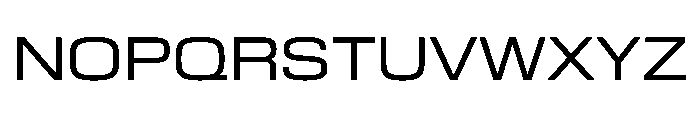 EKModenaExtended Regular Font UPPERCASE