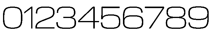 EKModenaExtended Thin Font OTHER CHARS