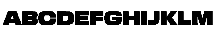EKModenaExtended Ultra Font UPPERCASE