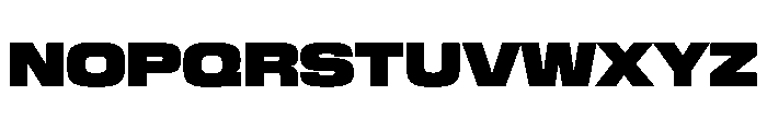 EKModenaExtended Ultra Font UPPERCASE