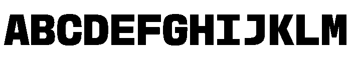 EKModenaMono Heavy Font UPPERCASE