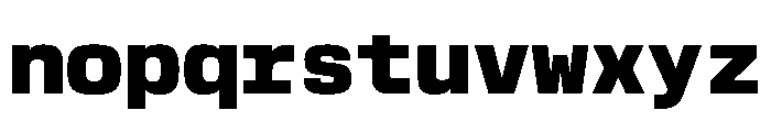 EKModenaMono Heavy Font LOWERCASE