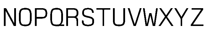 EKModenaMono Light Font UPPERCASE