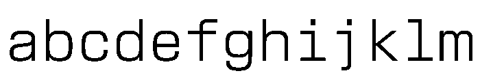 EKModenaMono Light FONT