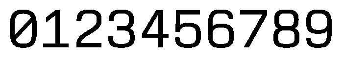 EKModenaMono Regular Font OTHER CHARS