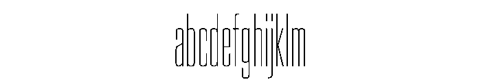 EKModenaSuperCompressed Hairline FONT