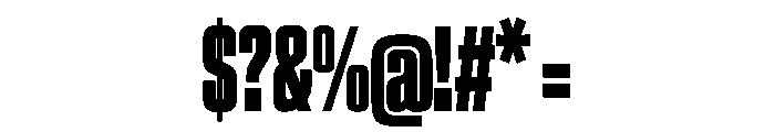 EKModenaSuperCompressed Heavy Font OTHER CHARS