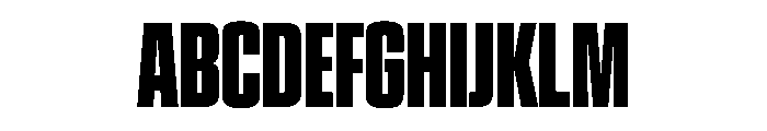EKModenaSuperCompressed Heavy Font UPPERCASE