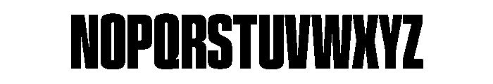 EKModenaSuperCompressed Heavy Font UPPERCASE