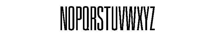 EKModenaSuperCompressed Light Font UPPERCASE