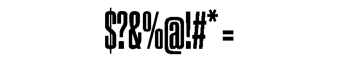 EKModenaSuperCompressed Medium Font OTHER CHARS