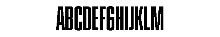 EKModenaSuperCompressed Medium Font UPPERCASE