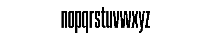 EKModenaSuperCompressed Regular Font LOWERCASE