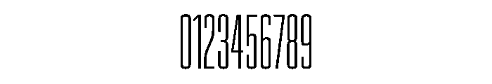 EKModenaSuperCompressed Thin Font OTHER CHARS
