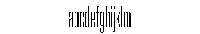 EKModenaSuperCompressed Thin FONT