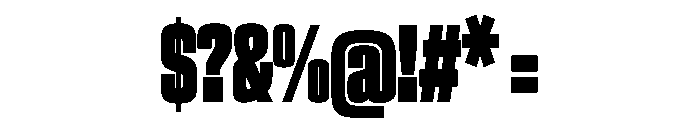 EKModenaSuperCompressed Ultra Font OTHER CHARS
