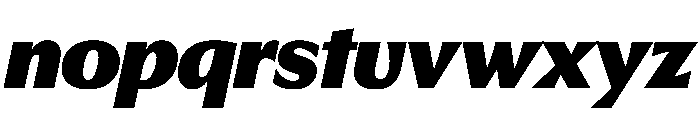 EKNoticeClassic BlackItalic Font LOWERCASE