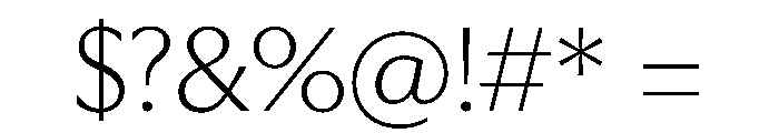 EKNoticeClassic Light Font OTHER CHARS