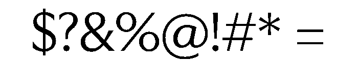 EKNoticeClassic Regular Font OTHER CHARS