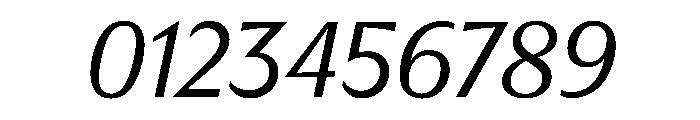 EKNoticeClassic RegularItalic Font OTHER CHARS