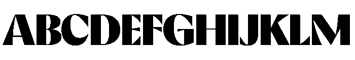 EKNoticeDecor Black Font UPPERCASE