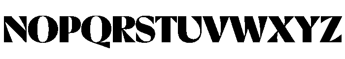 EKNoticeDecor Black Font UPPERCASE