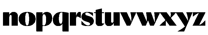 EKNoticeDecor Black Font LOWERCASE