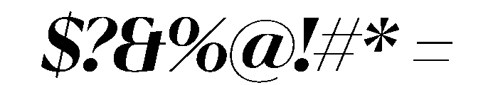 EKNoticeDecor BoldItalic Font OTHER CHARS