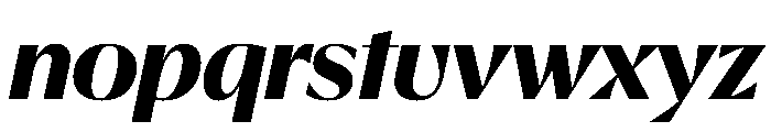 EKNoticeDecor BoldItalic Font LOWERCASE