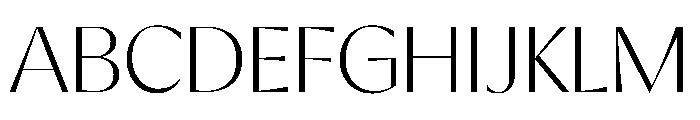 EKNoticeDecor Light Font UPPERCASE