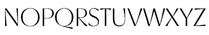 EKNoticeDecor Light Font UPPERCASE
