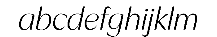 EKNoticeDecor LightItalic FONT